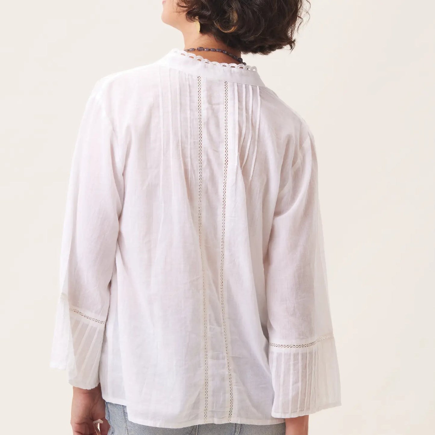 RFP Easy White Cotton Blouse