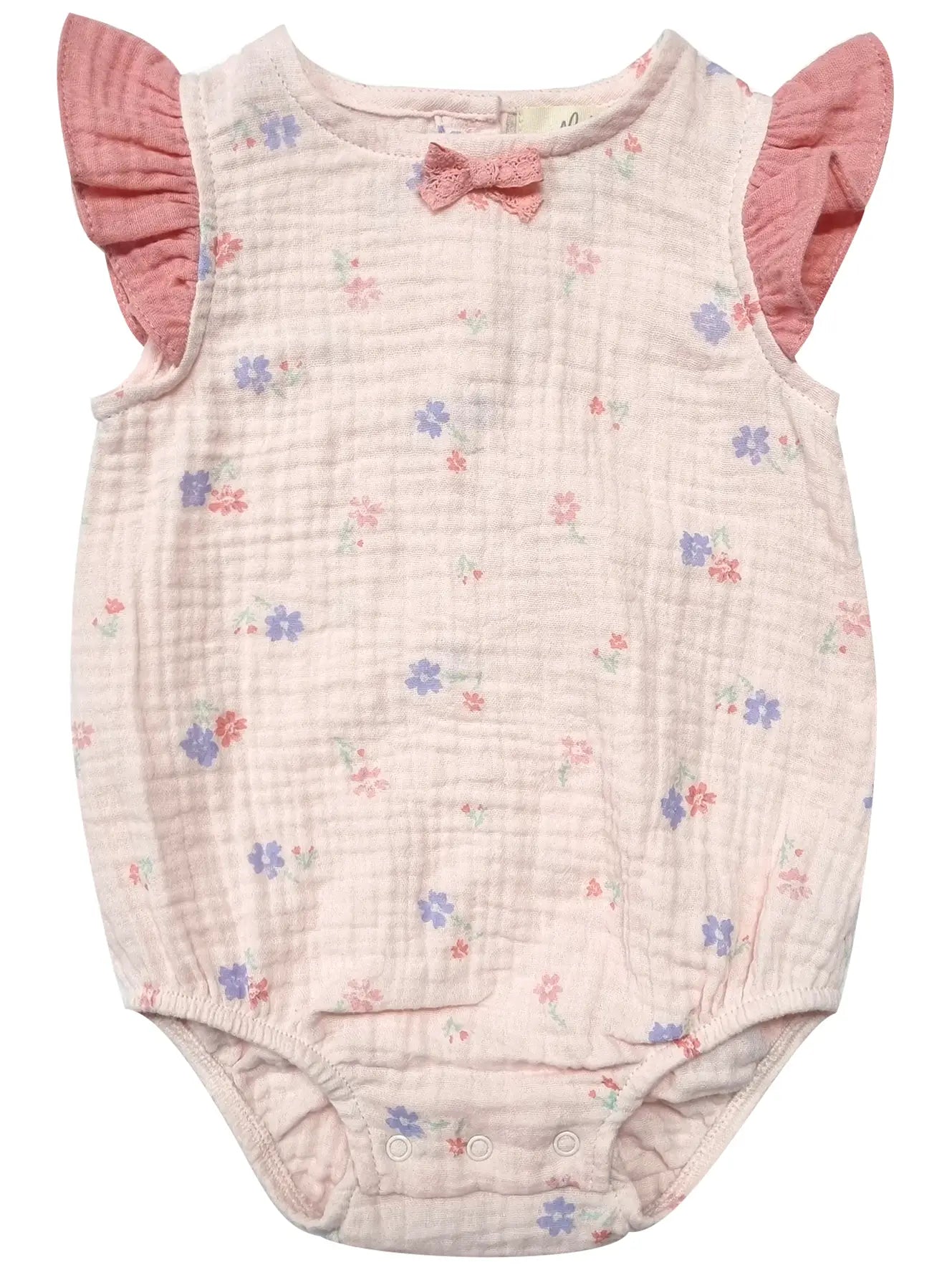 Albetta Floral bloom Gauze Romper