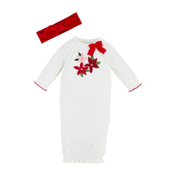 Mud Pie Poinsettia Take Me Home Set