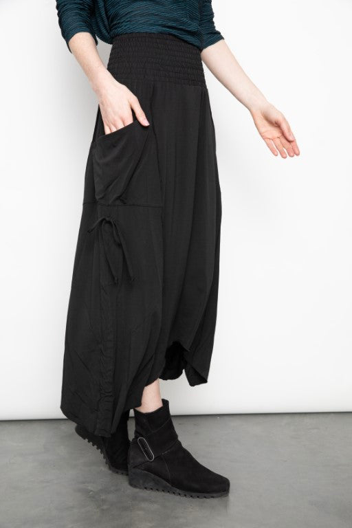 Liv Ruches Skirt Black