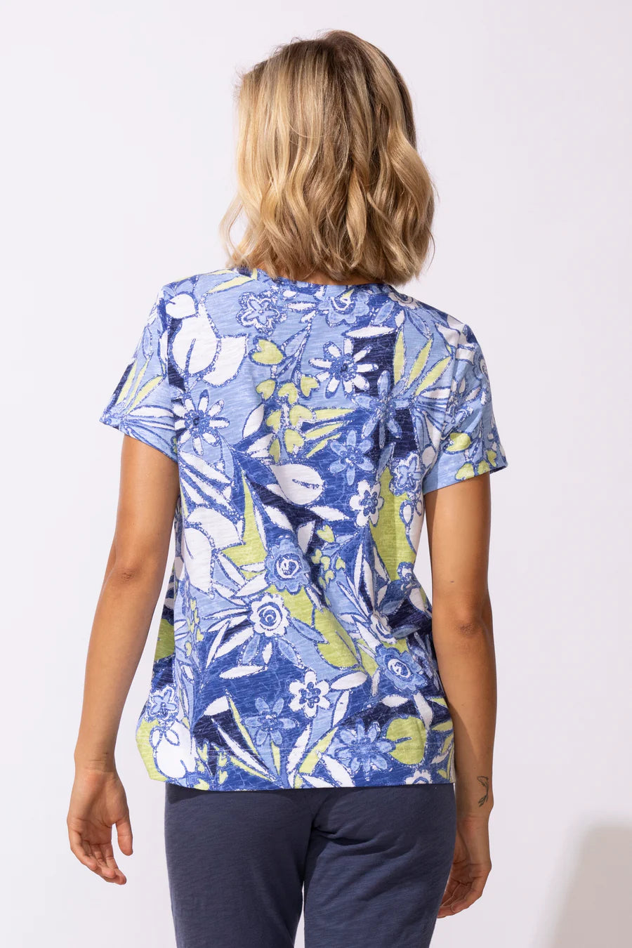 Escape Fiji Floral V-Neck