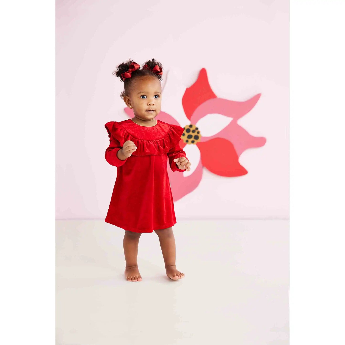 Mud Pie Red Velvet Dress