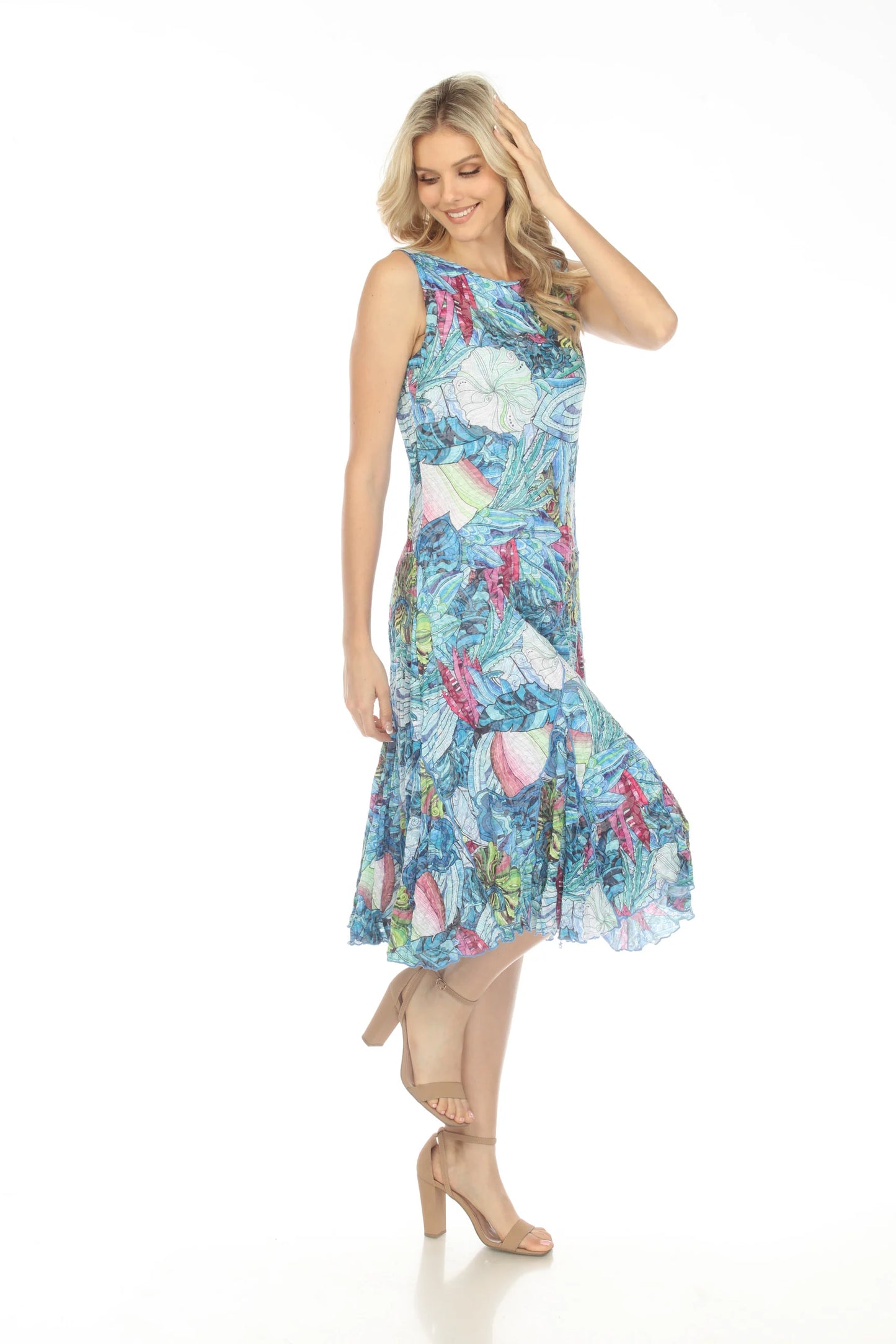 Carine Gwen Dress in Moonlit Lush