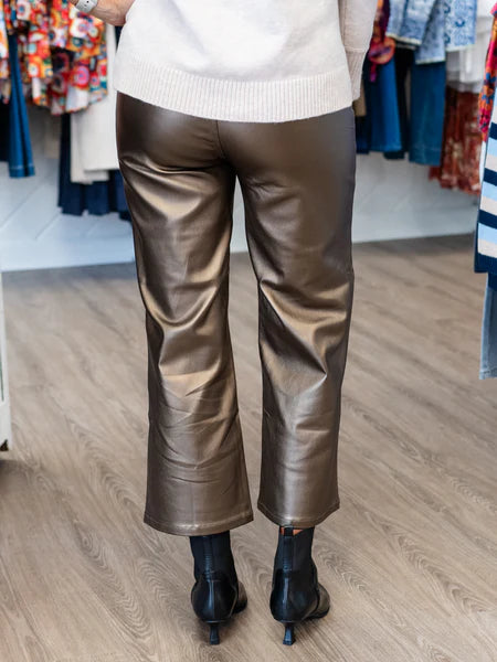 Renuar Copper Metallic Pants