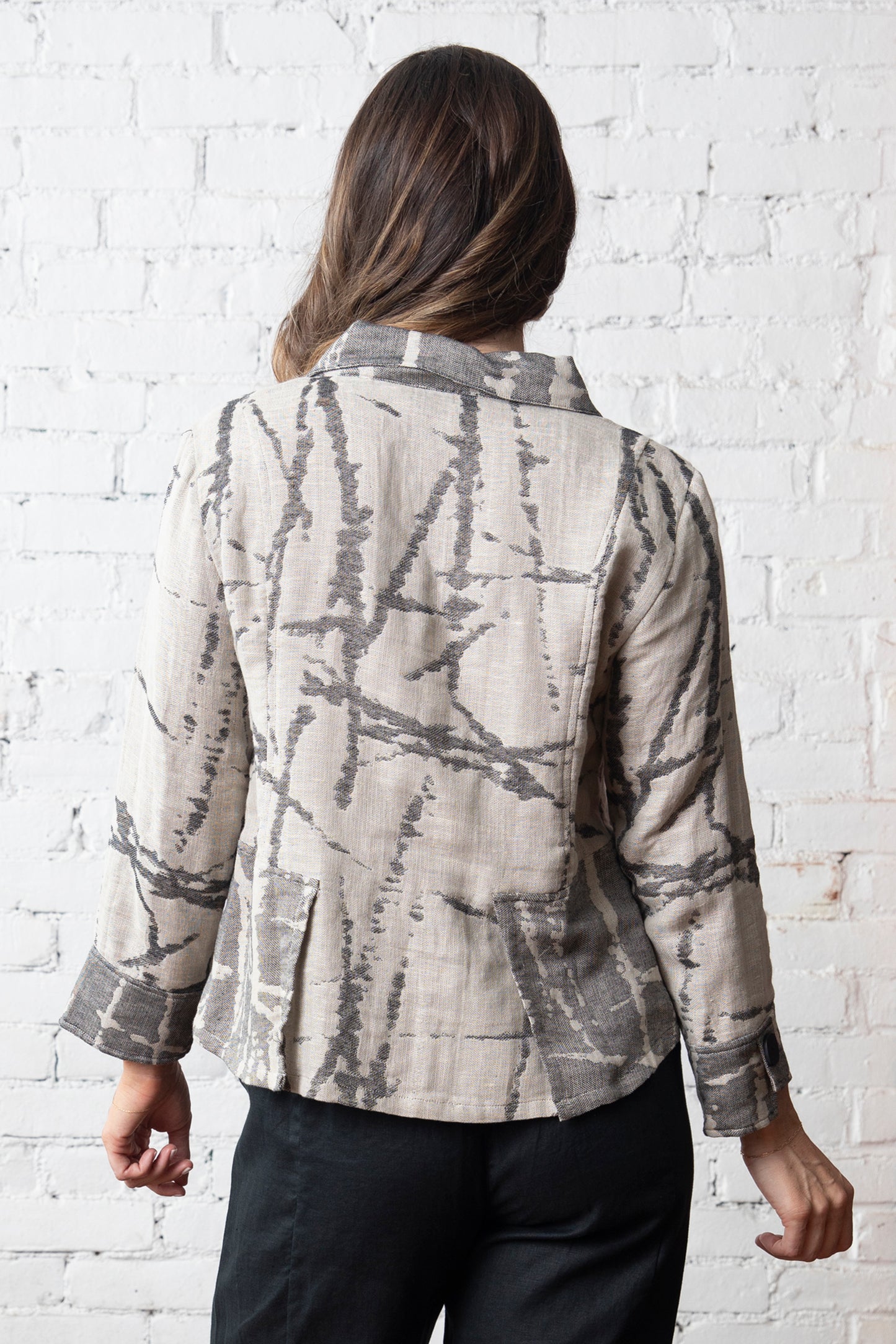 Olivia Yin Yang Jacquard Jacket