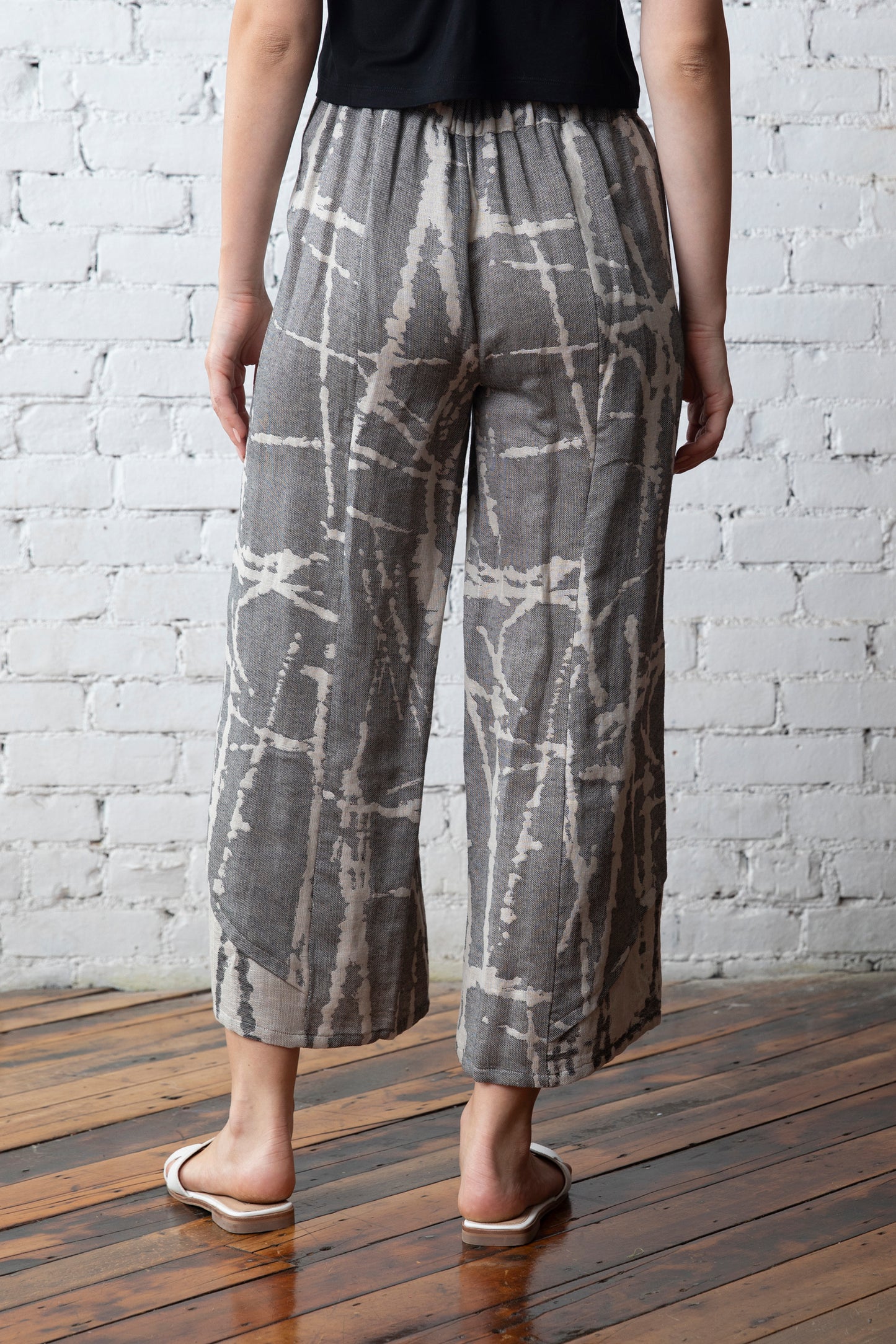 Olivia Yin Yang Jacquard Pants