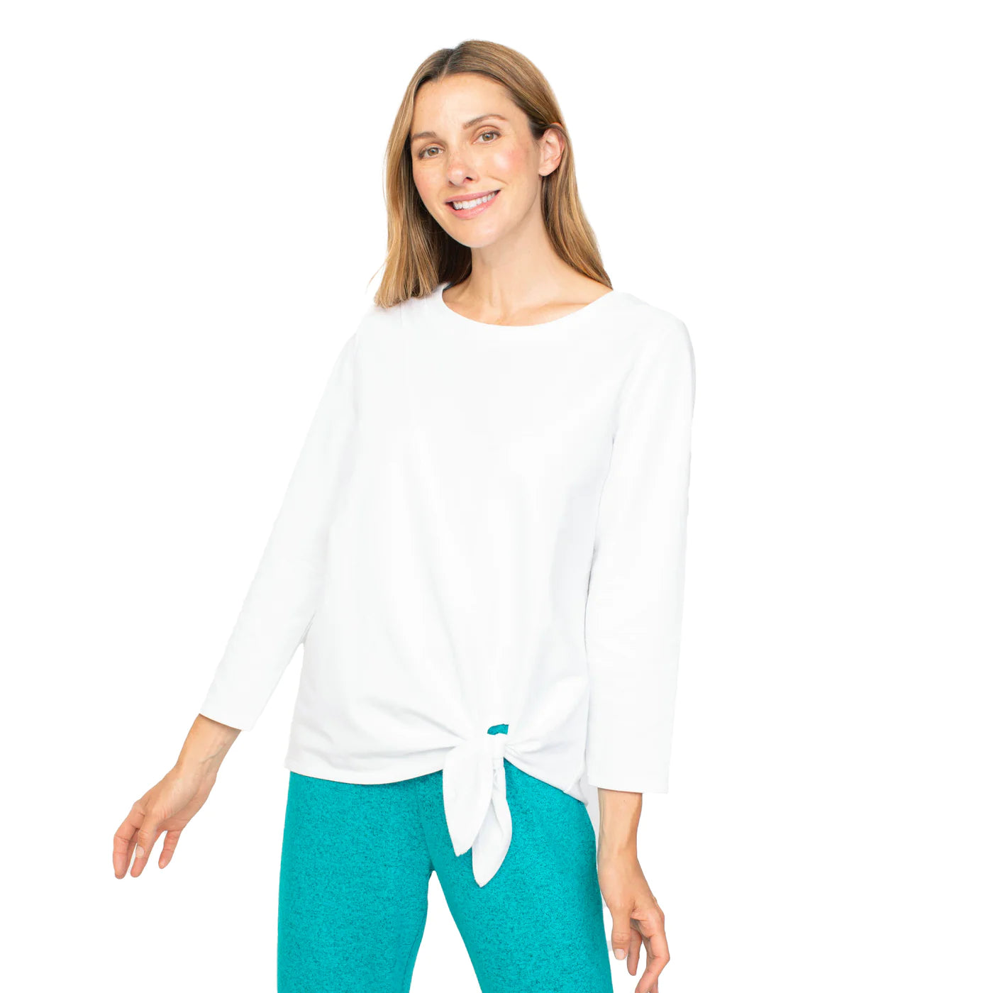 Habitat White Terry Twist Top
