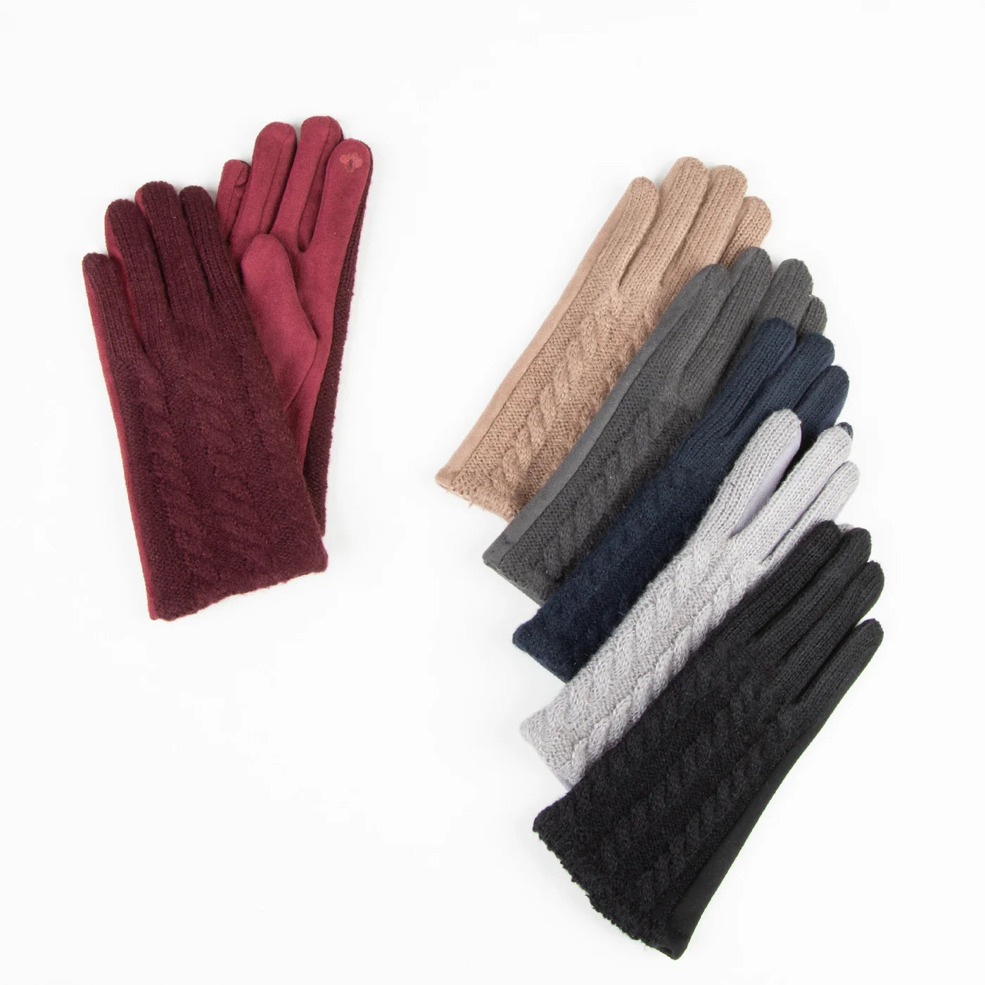 Howard's Cable Knit Gloves