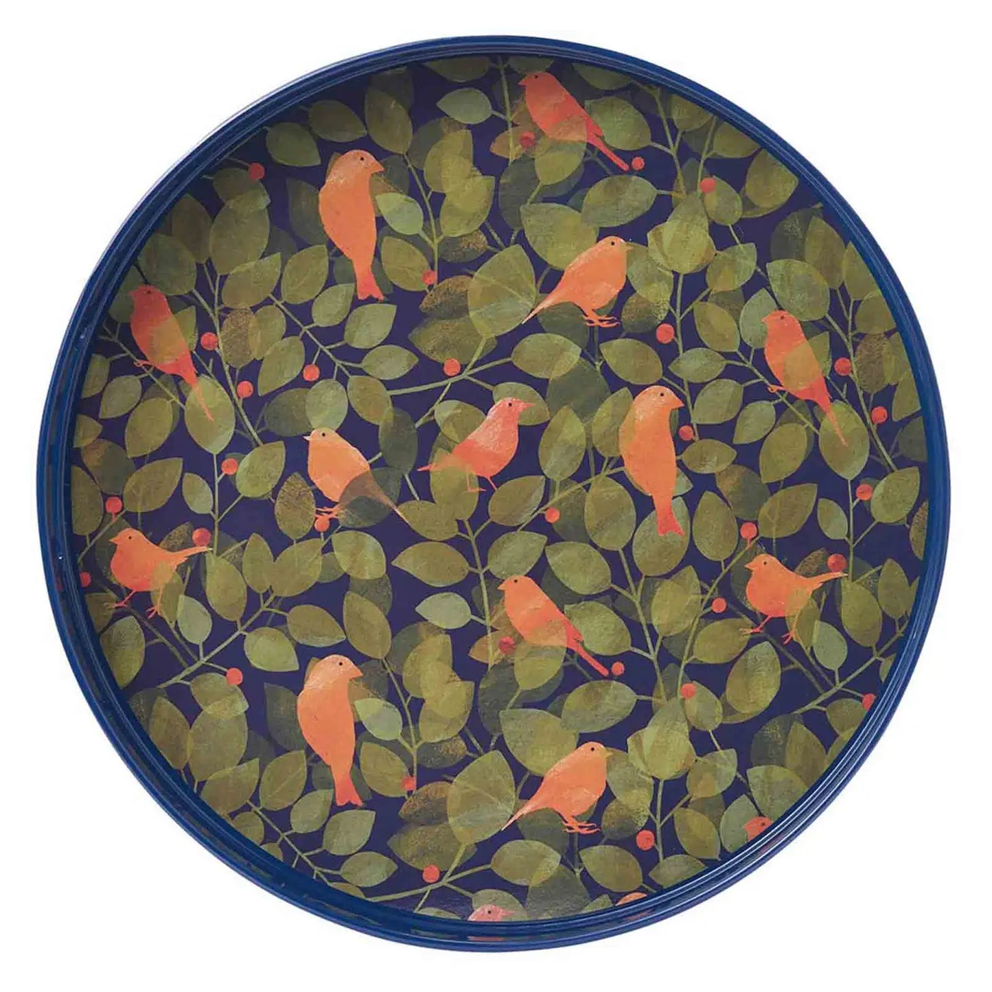 RFP Finches Round Tray