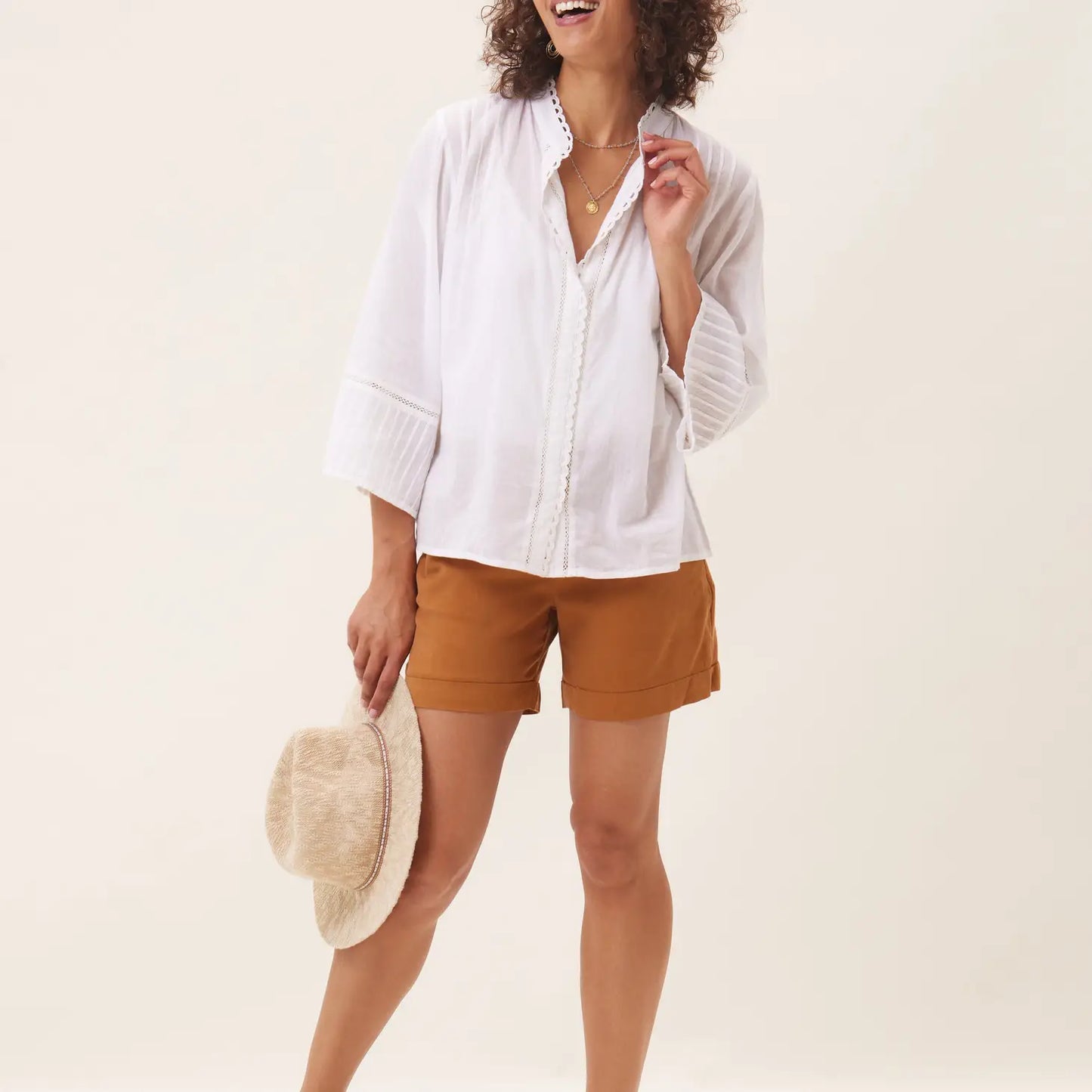 RFP Easy White Cotton Blouse