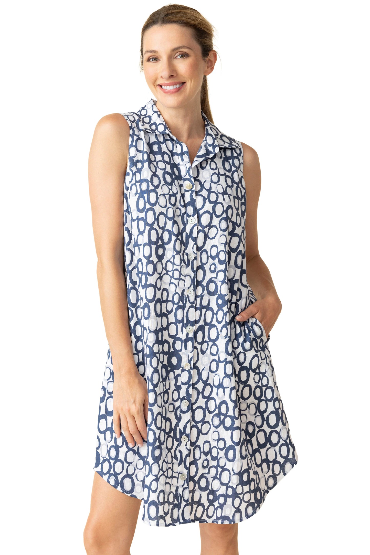 Habitat Linen Circle Shirt Dress