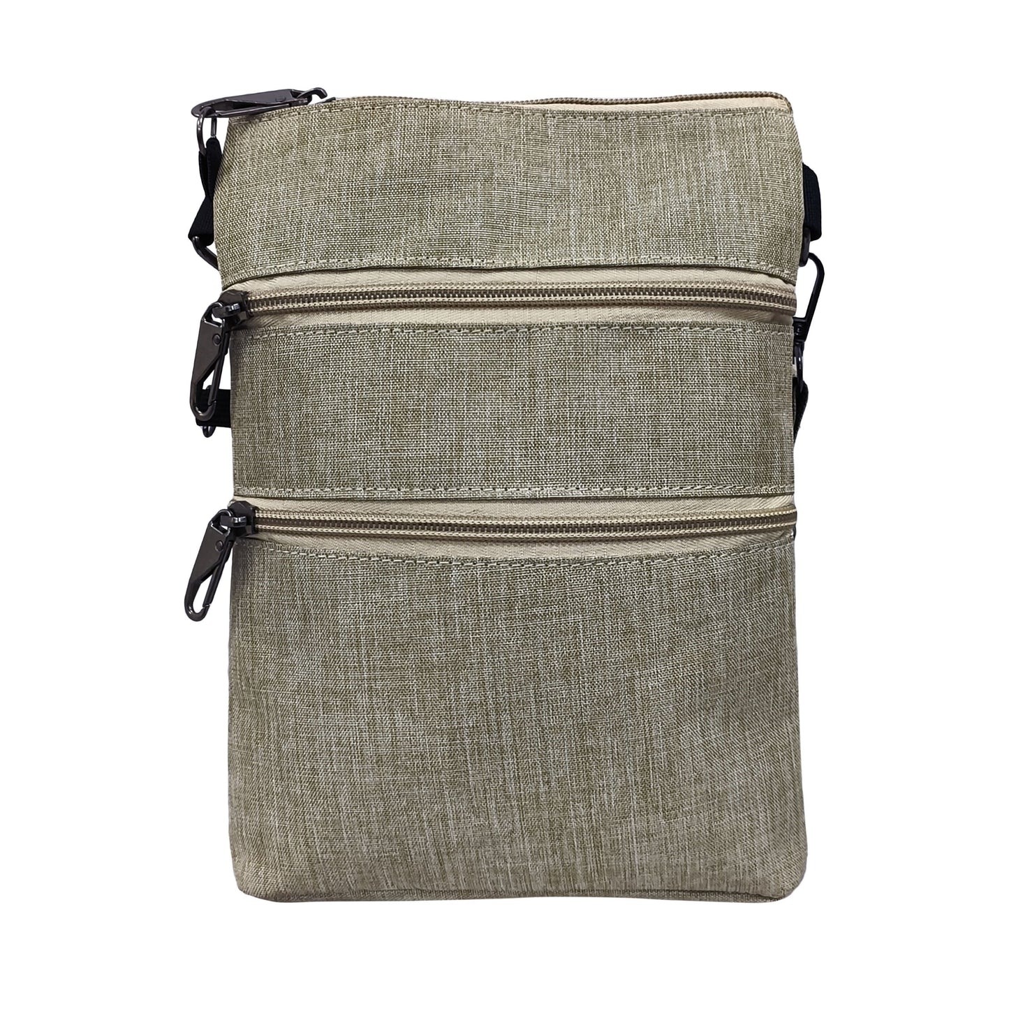 Calla 3 Zipper Cross Body Canvas