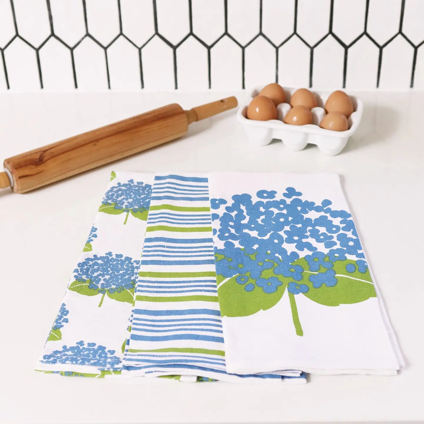 RFP Hydrangea Kitchen Towels