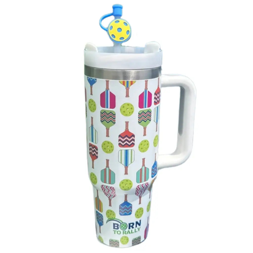 Pickleball Tumbler 30 oz Multicolor