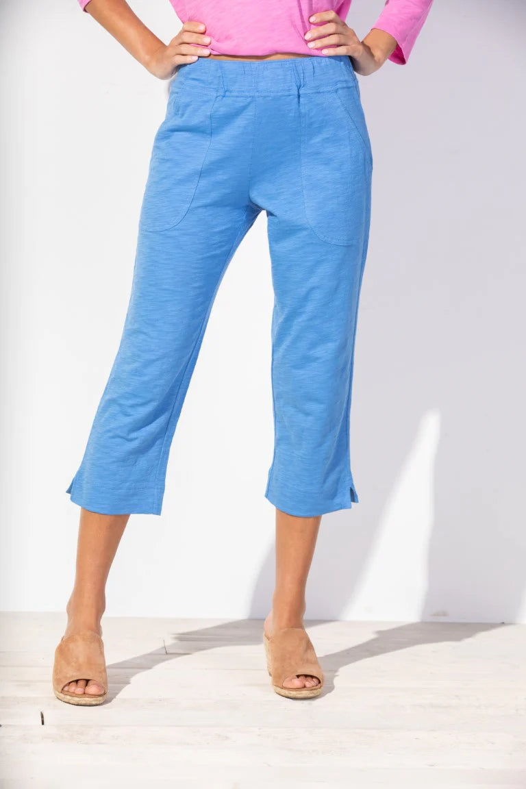 Escape Cotton Slub Capri's