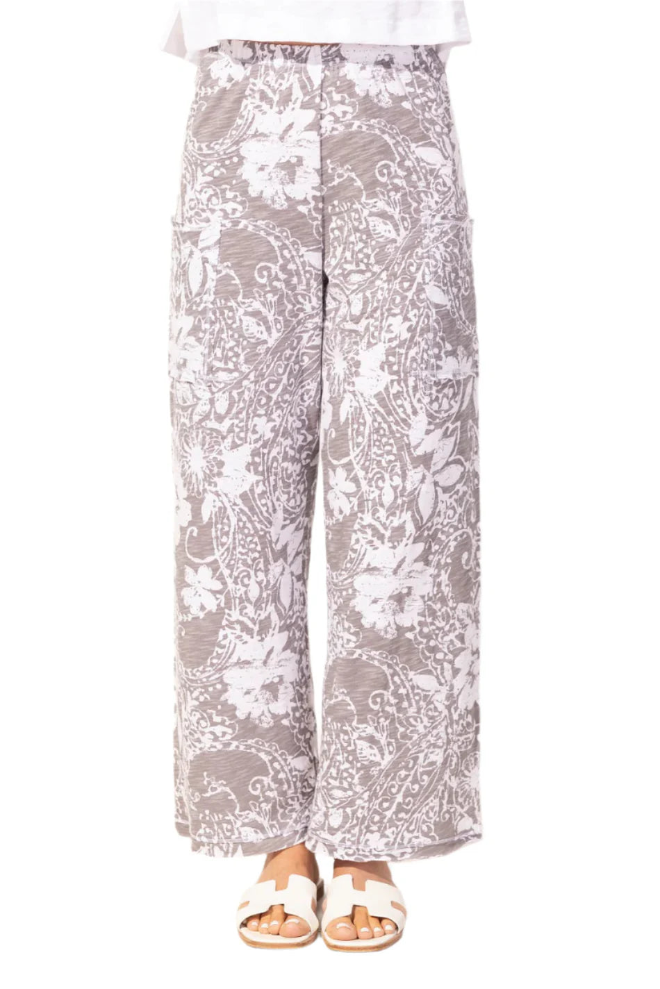 Escape Paisley Scroll Pocket Flood Fog