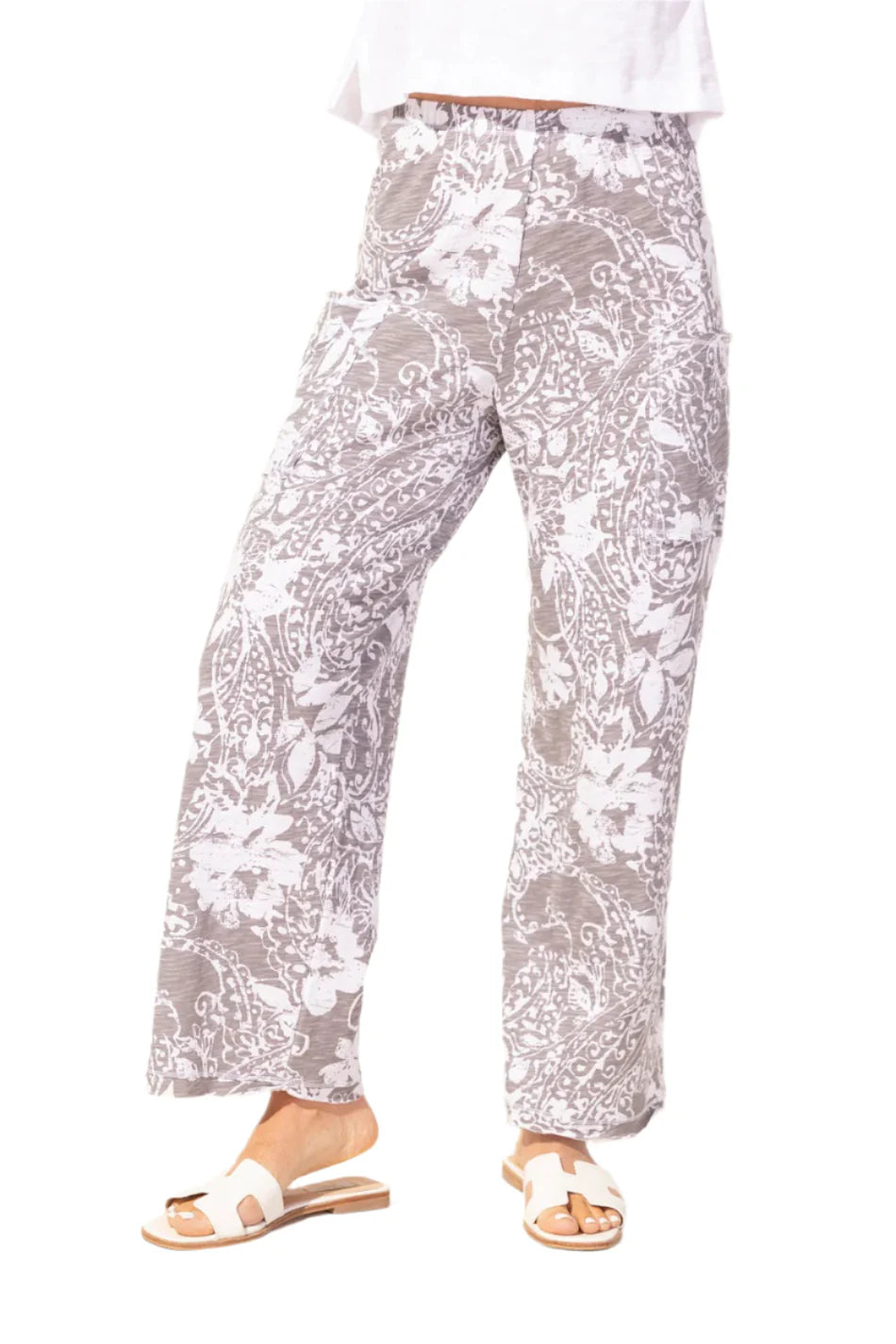 Escape Paisley Scroll Pocket Flood Fog