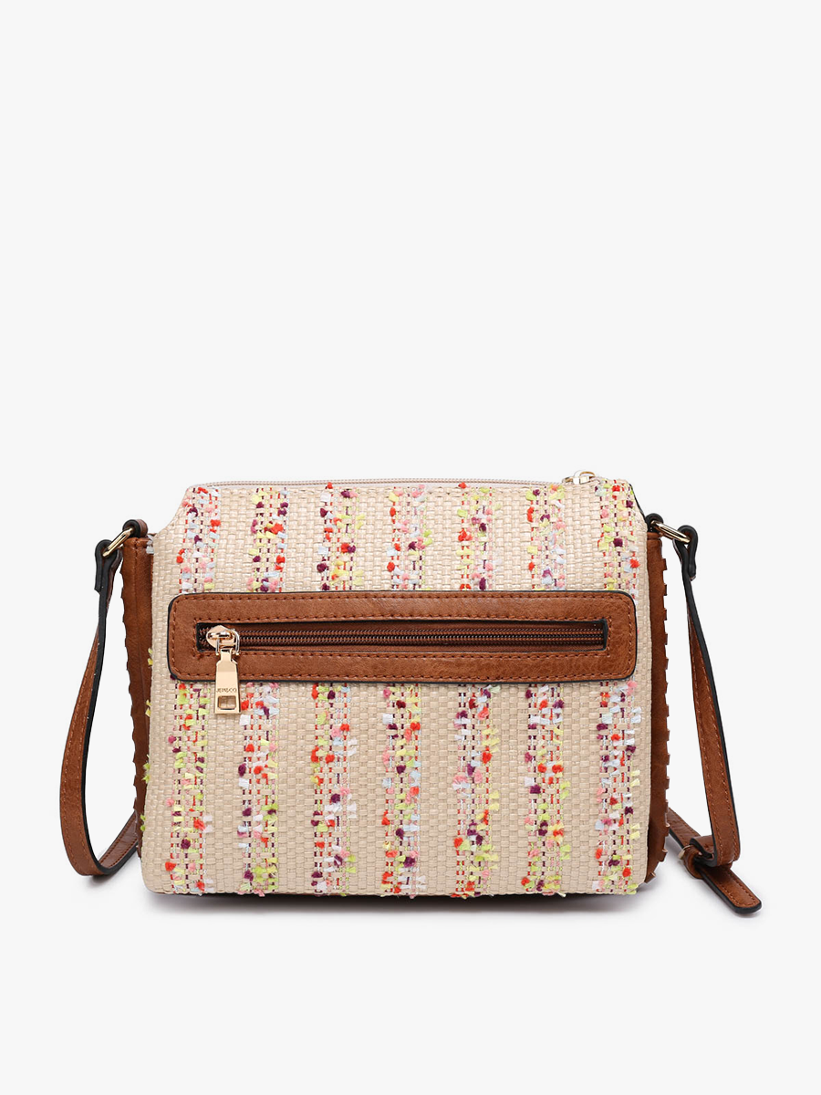 M1918 Sabrina 2 Tone Crossbody w/ 3 Compartments