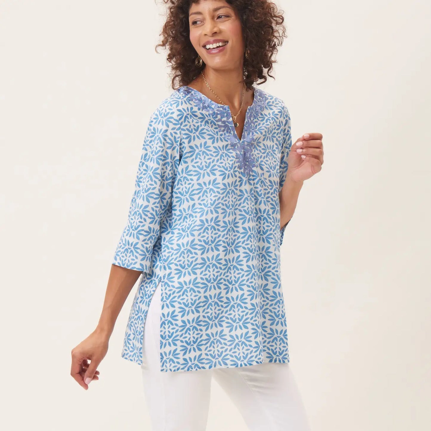 RFP Kurta Tunic Flora Blue
