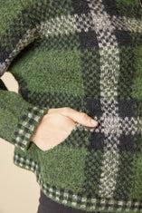 Habitat Plaid Zip Jacket in Fern