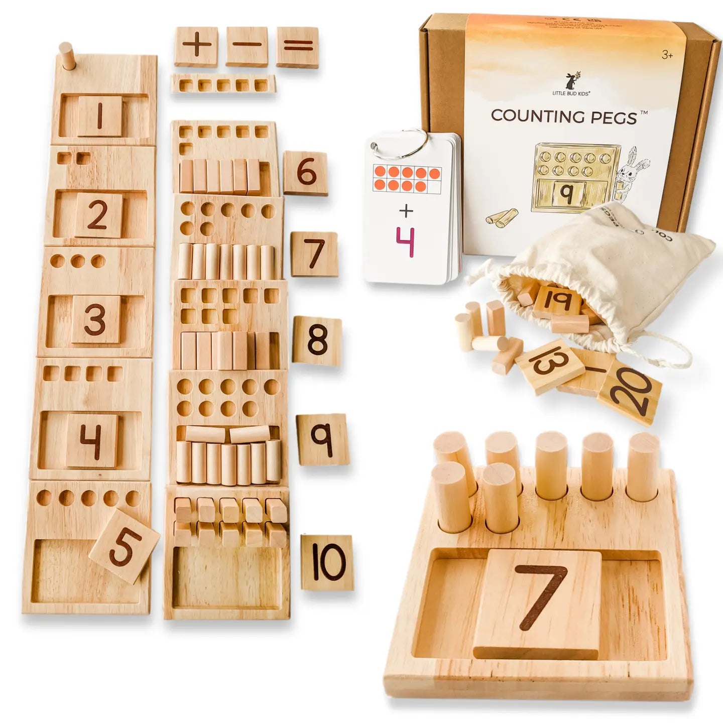 Counting Pegs Math Set