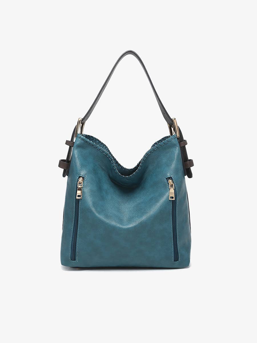 M1816A Alexa 2-in-1 Hobo Bag w/Dual Zip Compartments