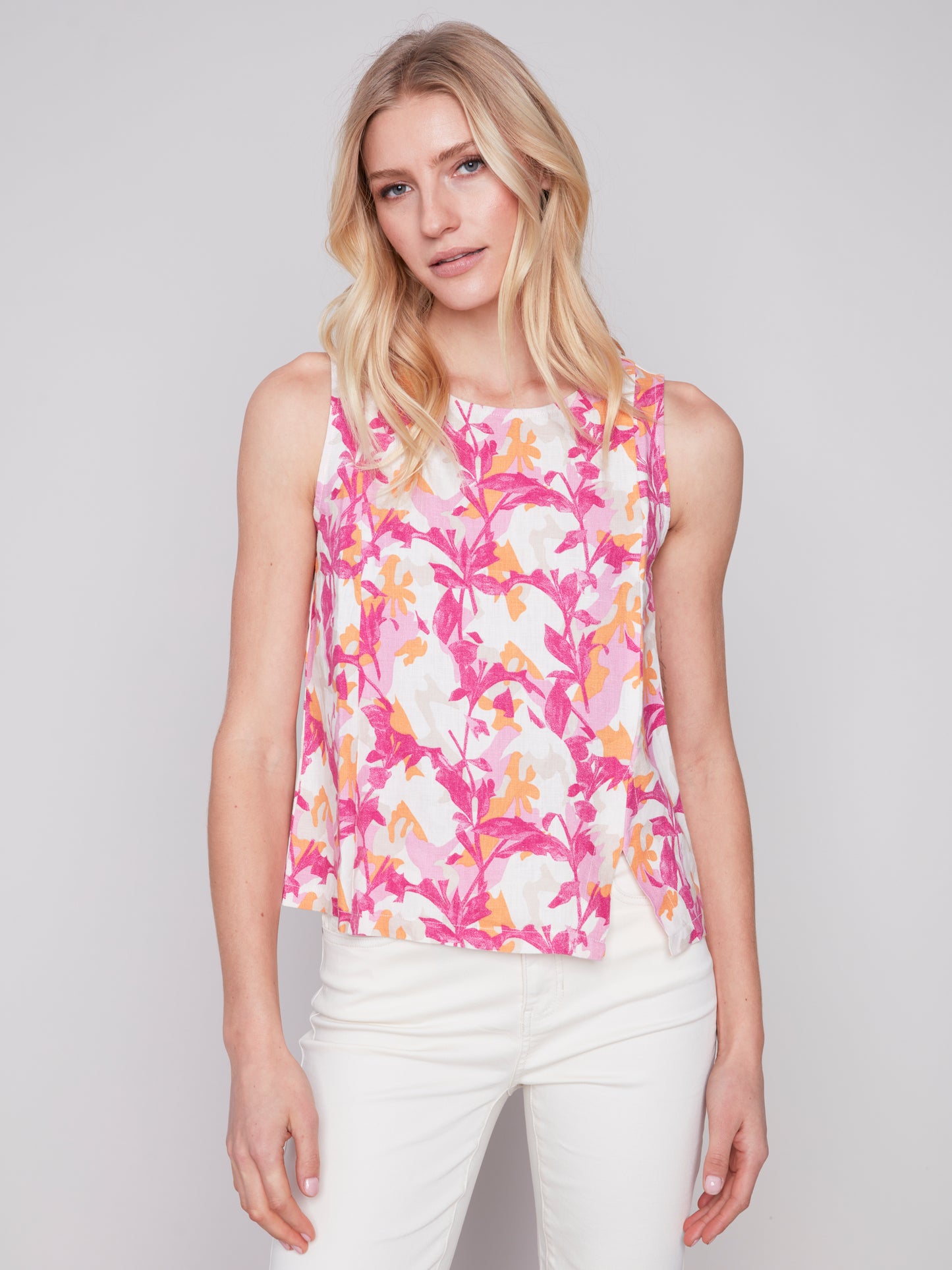 Charlie B Printed Sleeveless Top