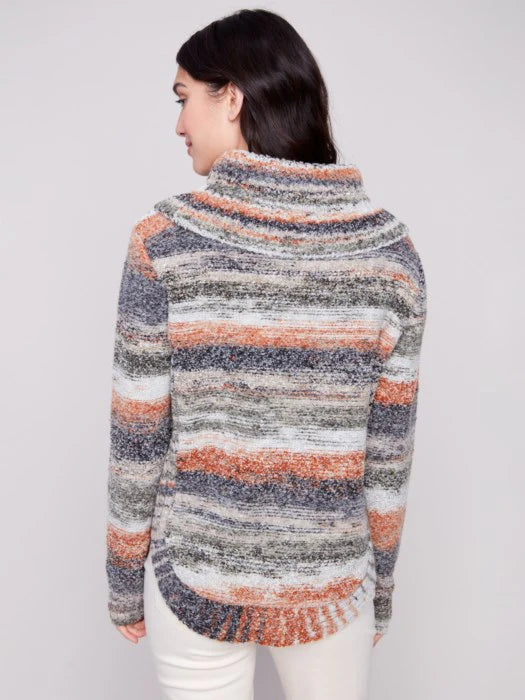 Charlie B Autumn Cowl Neck Sweater