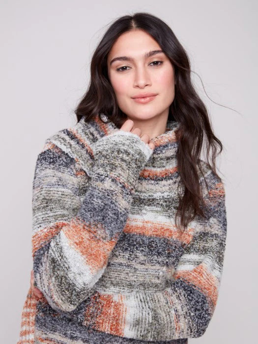 Charlie B Autumn Cowl Neck Sweater