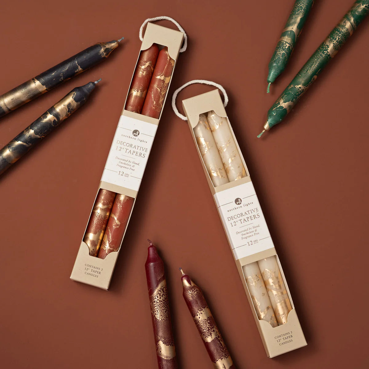 Northern Lights Decorative 12 " Tapers