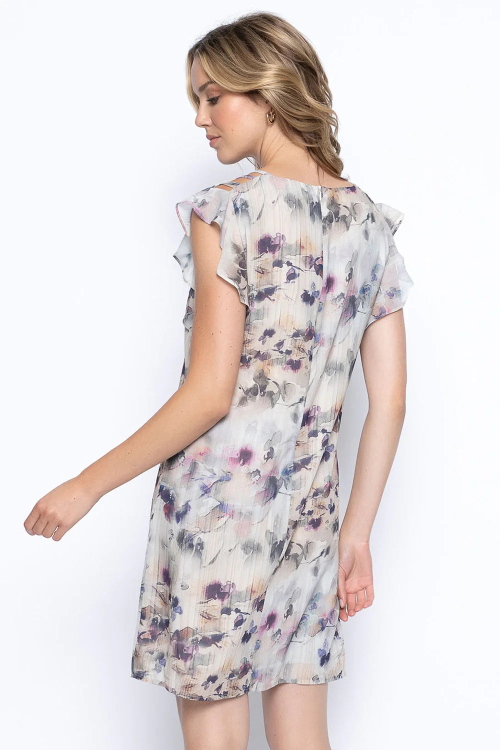 Picadilly Ruffle Sleeve Dress