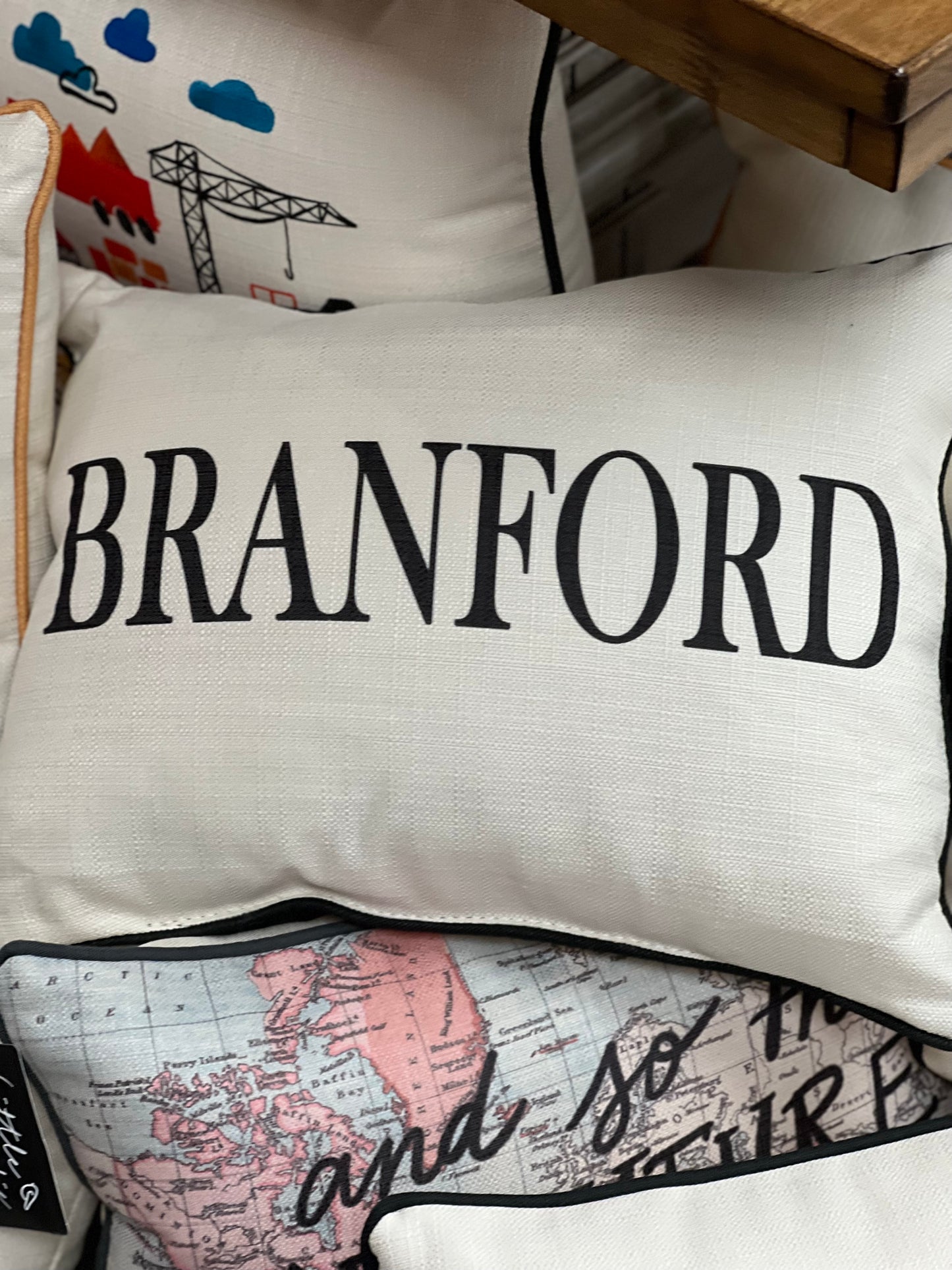 Little Birdie Branford Pillow Black