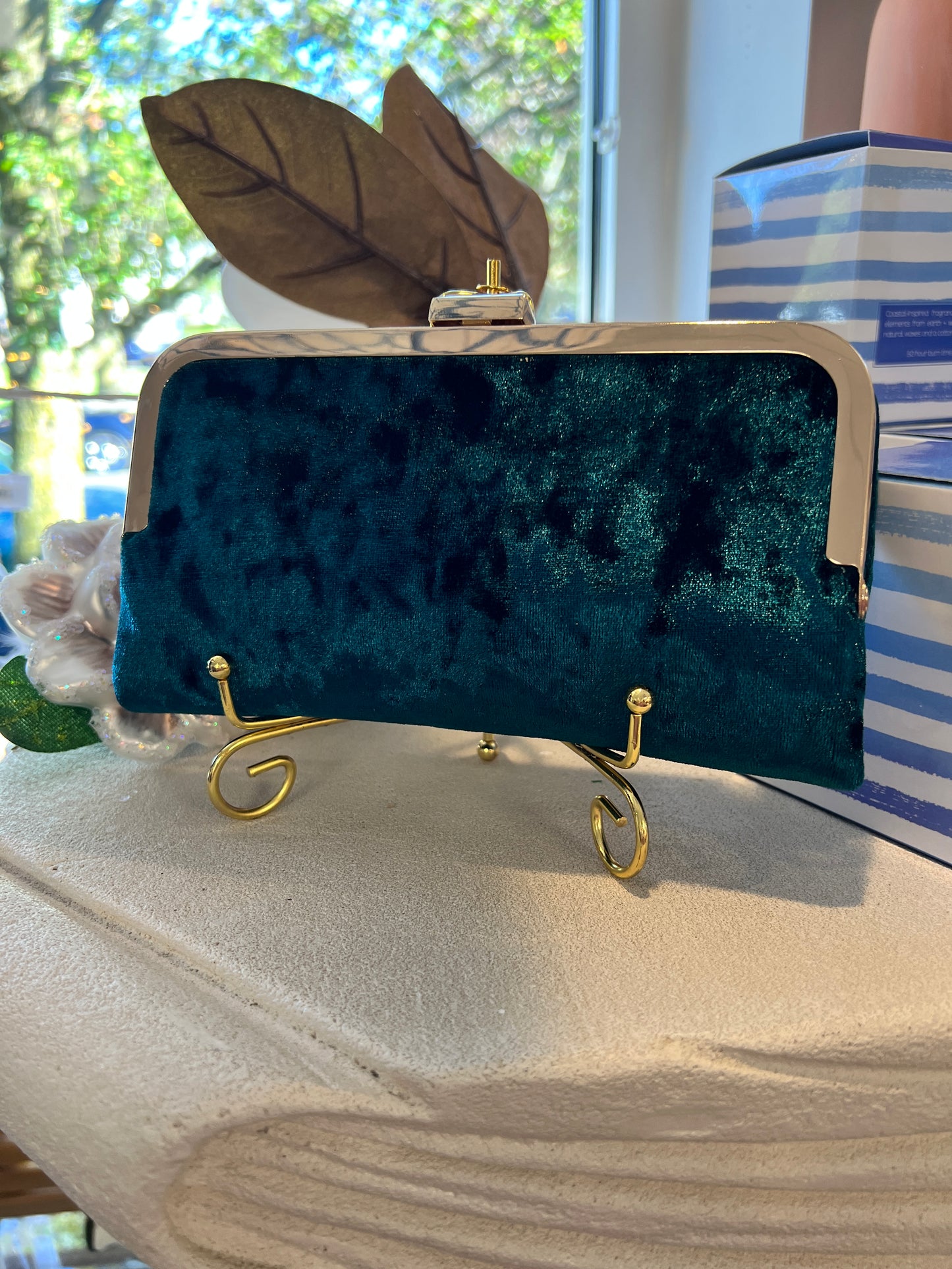 Jen & Co Sue Velvet Wallet Pouch