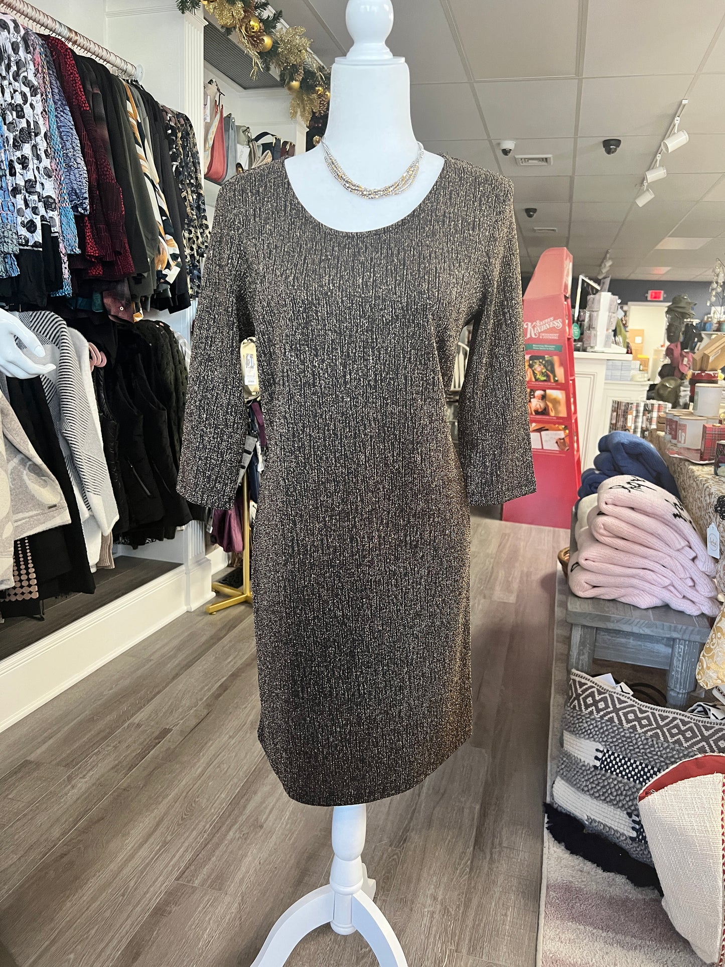 Bali Gold Shimmer Dress