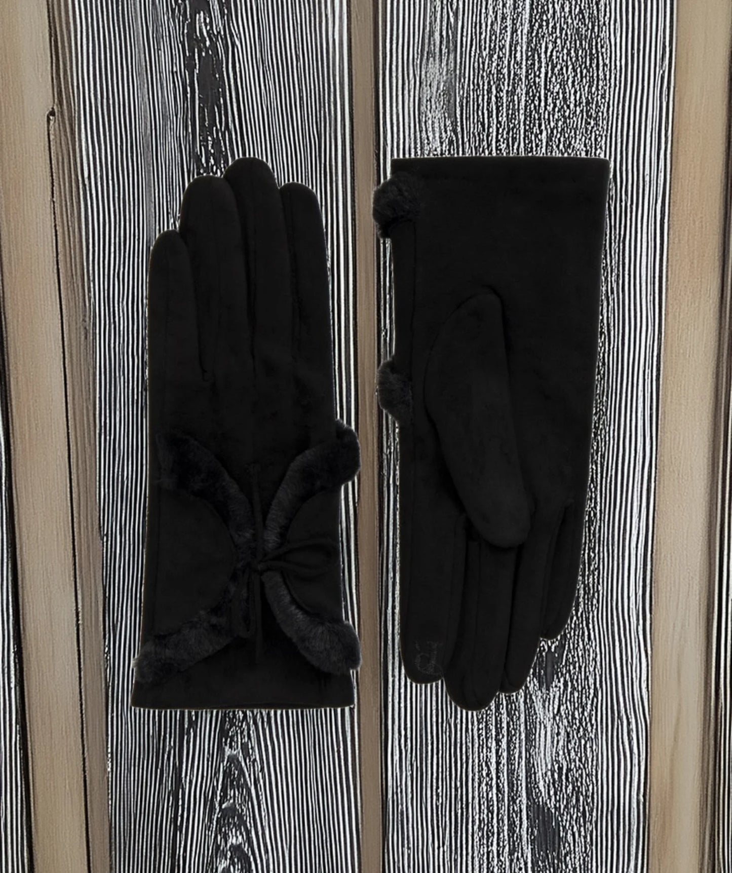 Kora Faux Suede Gloves