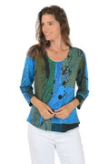 Parsley and Sage Andrea Button Top