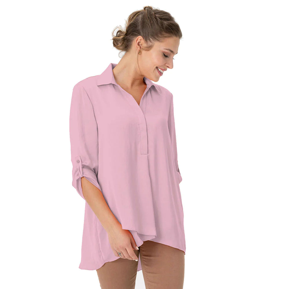 Renuar Air Flow Blouse Petal