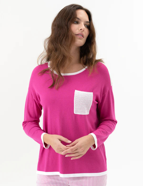 Renuar Lollipop Front Pocket Sweater
