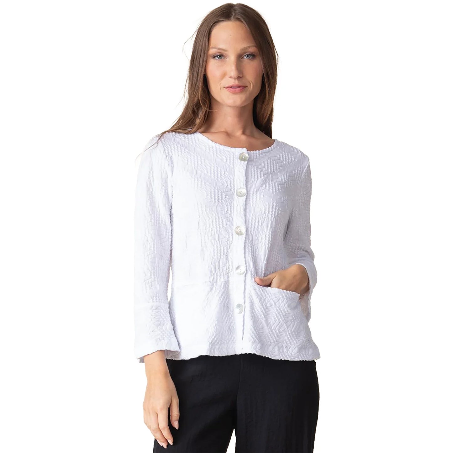 Habitat Sunburst Peplum Jacket