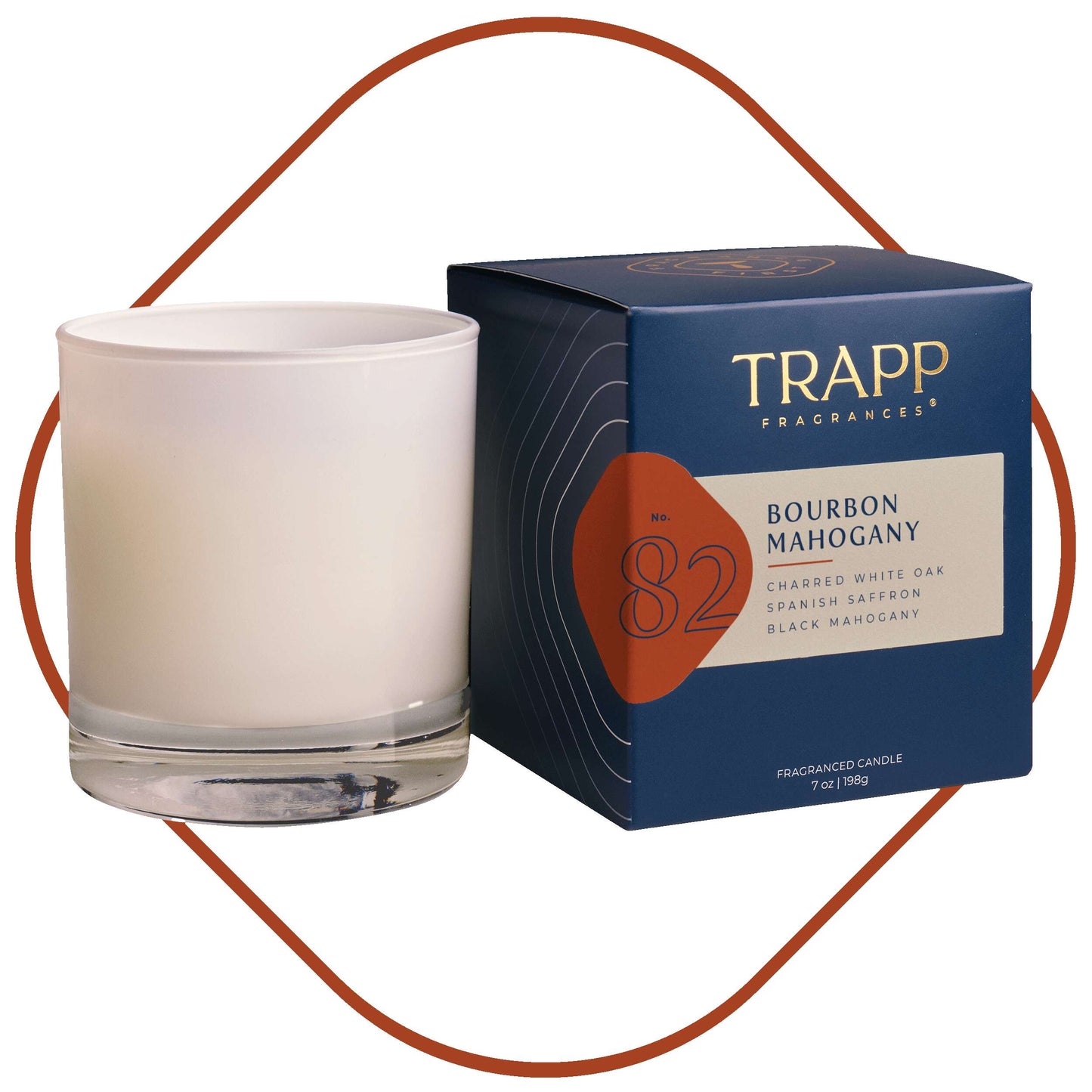 No. 82 Bourbon Mahogany 7 oz. Candle in Signature Box