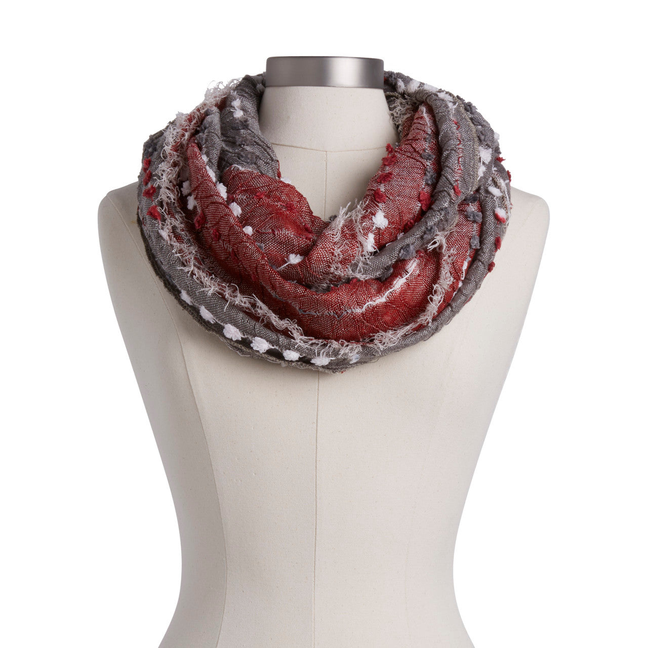 Demdaco Infinity Scarf Red