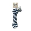 Tall Tails Large Navy Bone