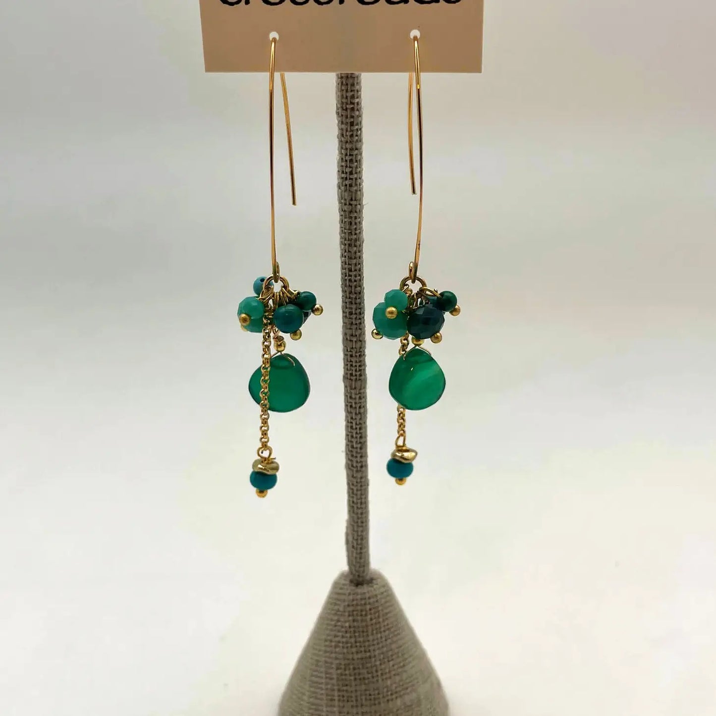Crossroads Faceted Drop Earrings