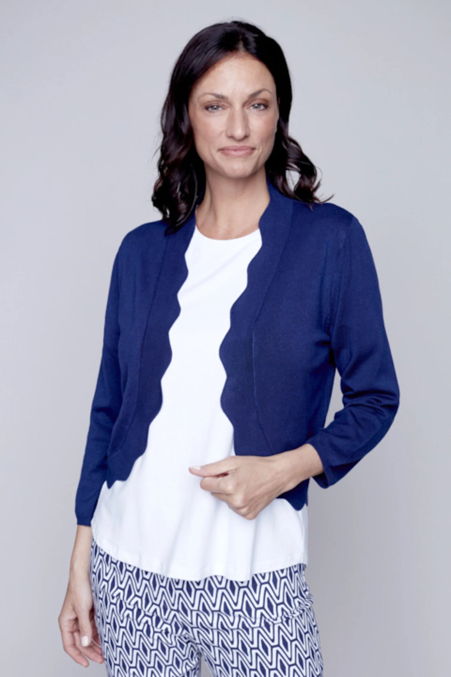 Carre Noir Navy Bolero