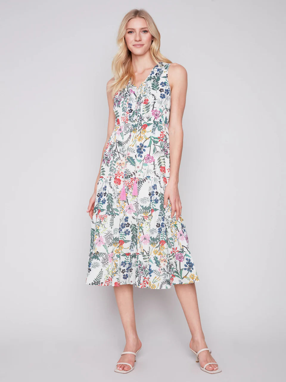 Charlie B Floral Sleeveless Dress