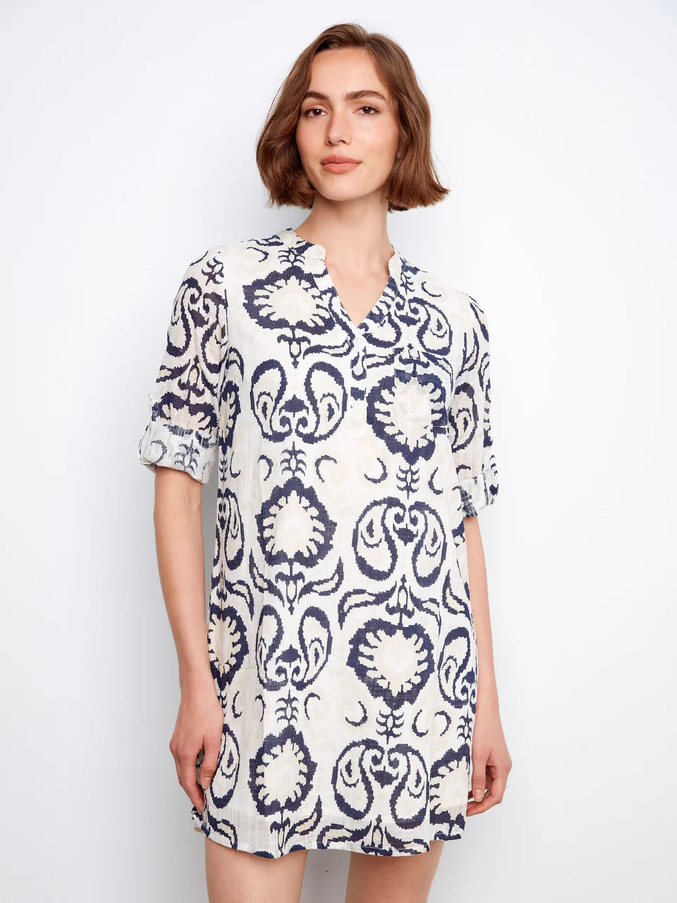 Charlie B Ornament Henley Dress
