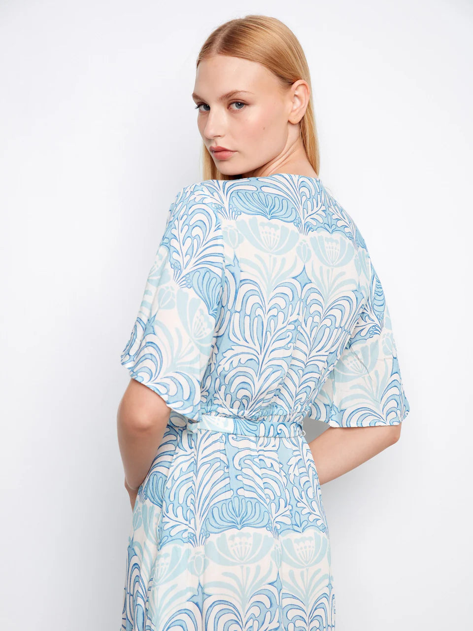 Charlie B Ibiza Flutter Elbow Dress