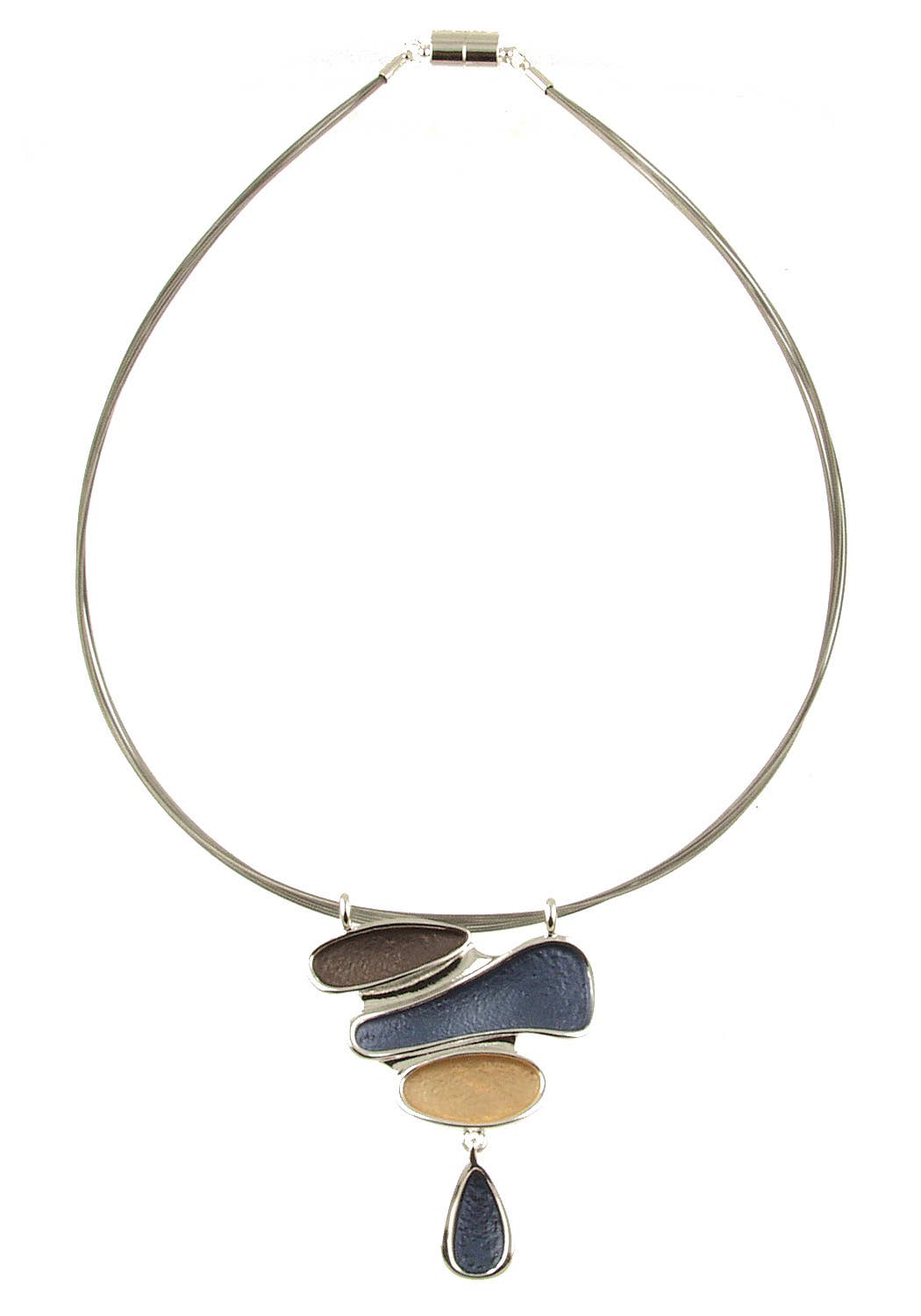 Layered Organic Shapes, Drop Pendant