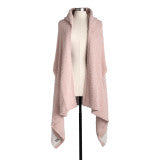 Demdaco Hooded Wrap Rose Cloud