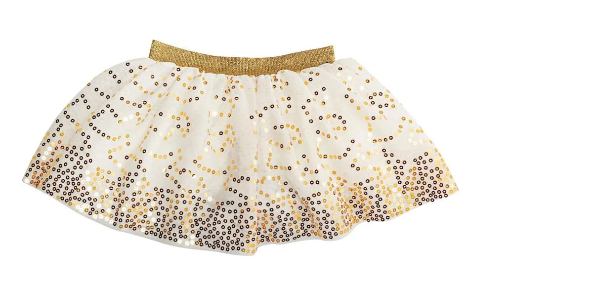 Mud Pie Gold and Pink Scatter Sequin Tutus